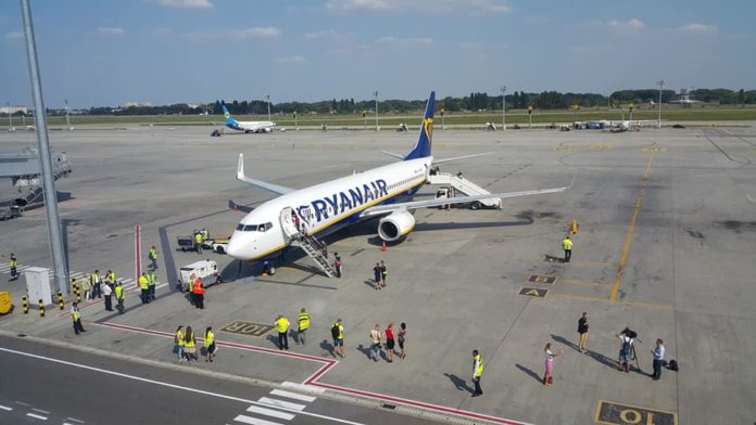Ryanair запустить 5 нових маршрутів з Києва