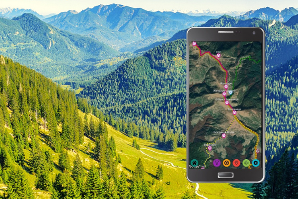 Mobile app «Hiking in the Carpathians» Mobile app «Hiking in the Carpathians»